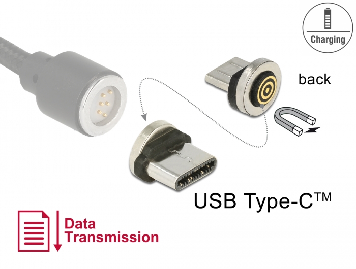 Delock Magnetischer Adapter USB Type-C™ Stecker #1 
