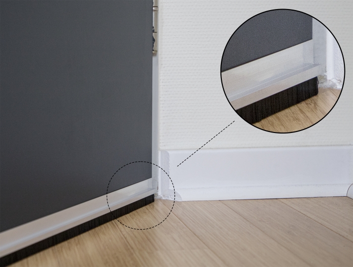 Delock Bürstenstreifen 40 mm mit Alu-Profil gerade - Länge 1 m #3 