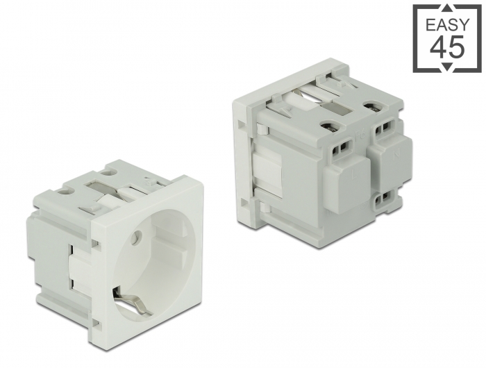 Delock Easy 45 Schutzkontakt-Steckdose 45 x 45 mm #1 