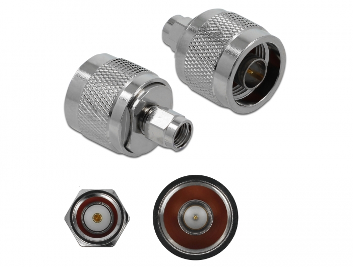 Delock Adapter N Stecker zu RP-SMA Stecker 10 GHz #2 