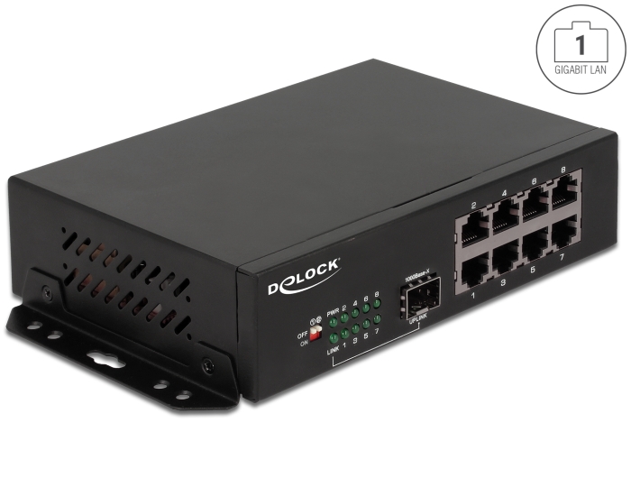 Delock Gigabit Ethernet Switch 8 Port + 1 SFP #1 