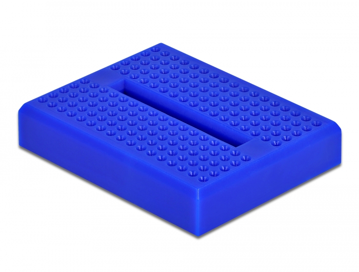 Delock Experimentier-Mini Steckbrett 170 Kontakte blau #1 