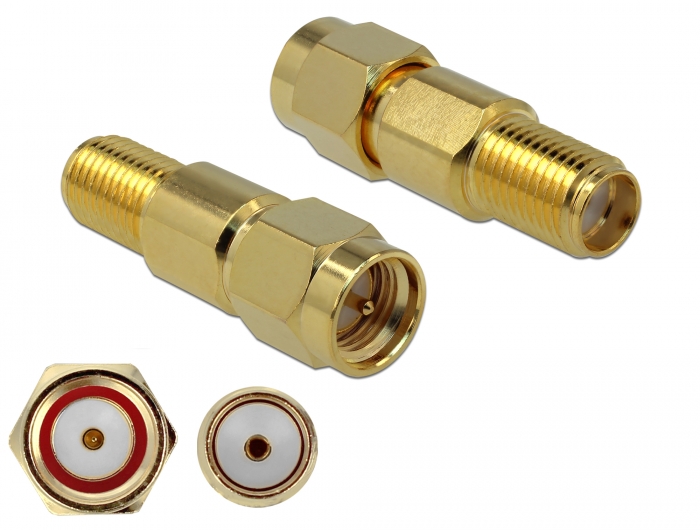 Delock Adapter SMA Stecker zu SMA Buchse 3 GHz #1 