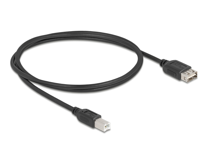 Delock USB 2.0 Kabel USB Typ-B Stecker zu EASY USB Typ-A Buchse 1 m #2 