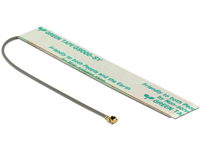 Delock LTE Antenne I-PEX Inc., MHF® I Stecker 2 - 3 dBi 1.13 10 cm PCB intern Klebemontage #2 