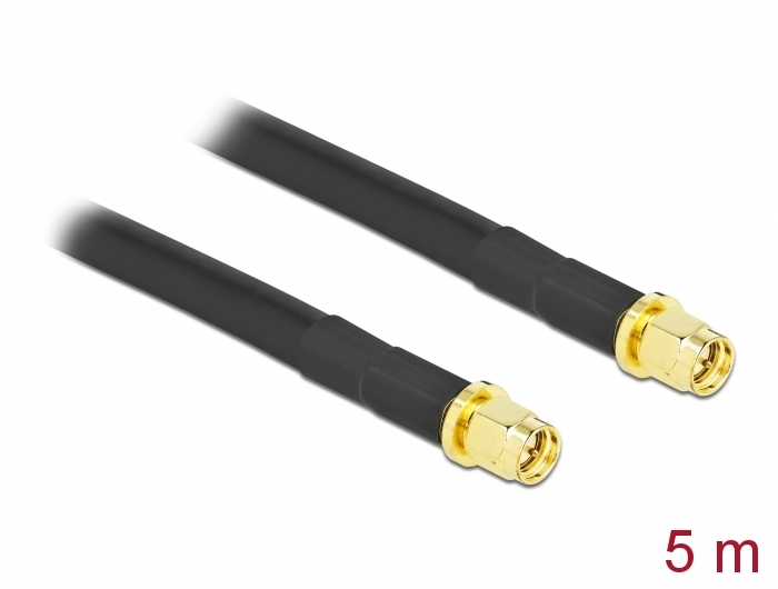 Delock Antennenkabel SMA Stecker zu SMA Stecker LMR/CFD300 5 m low loss #1 
