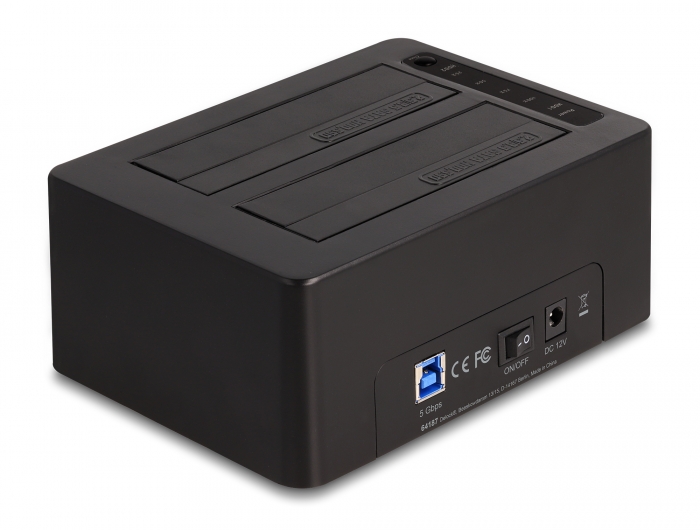 Delock USB Dual Dockingstation für 2 x SATA HDD / SSD mit Klon- und Löschfunktion #2 