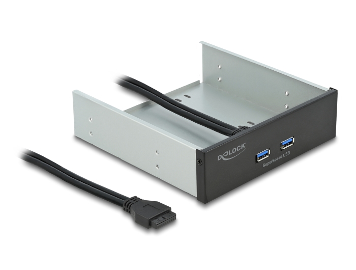 Delock 5.25″ Front Panel mit 2 x USB 5 Gbps Typ-A Ports #3 