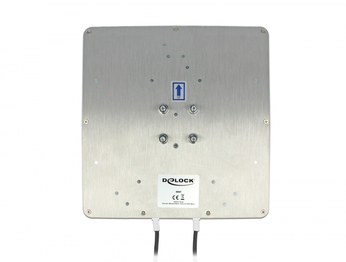Delock LTE MIMO Antenne 2 x SMA Stecker 8 dBi direktional mit Anschlusskabel RG-58 5 m weiß outdoor #4 
