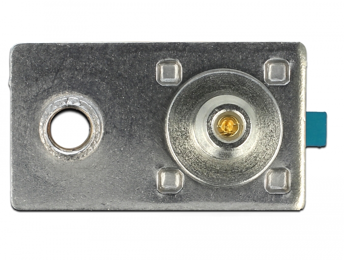 Delock FAKRA Z Stecker Federpin zum Löten 1 vorgestanztes Loch #2 