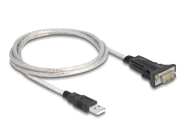 Delock Adapter USB 2.0 Typ-A zu 1 x Seriell RS-422/485 Stecker mit 6 Pin Terminalblock 5 V 1 m #3 