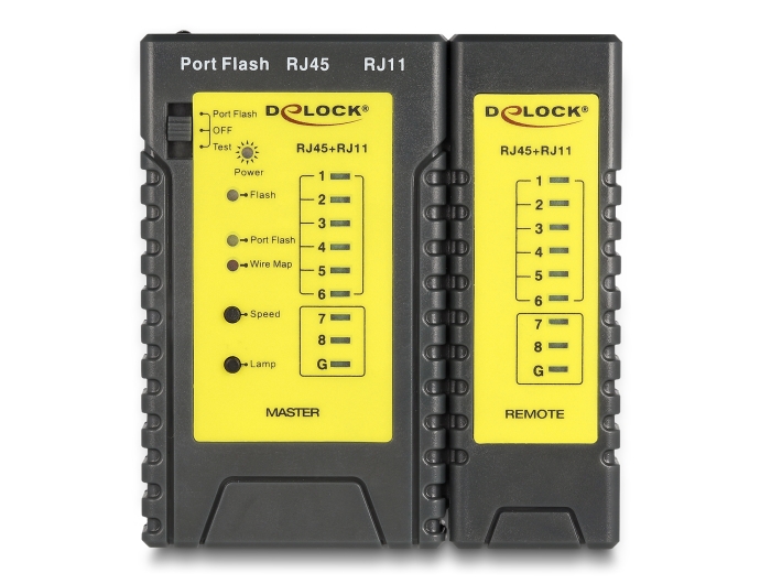 Delock Kabeltester RJ45 / RJ12 + Portfinder #6 