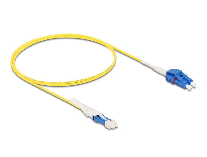 Delock LWL Kabel CS Stecker zu LC Duplex UPC Singlemode G657A2 / OS2 Uniboot 1 m #2 