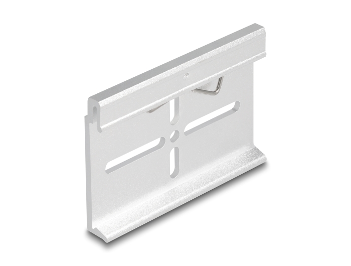 Delock Aluminium Montageclip für Hutschiene 70,0 x 47,8 mm silber #3 