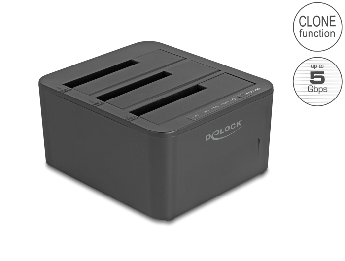 Delock USB Dockingstation für 3 x SATA HDD / SSD mit 1:2 Klon Funktion #1 