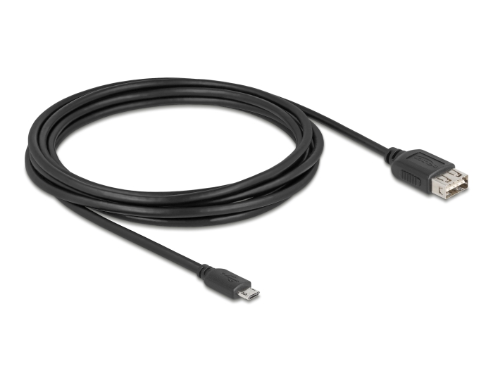 Delock USB 2.0 Kabel EASY USB Typ Micro-B Stecker zu EASY USB Typ-A Buchse 3 m #2 