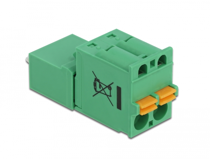 Delock Terminalblock Set für Platine 2 Pin 5,08 mm Rastermaß vertikal #3 