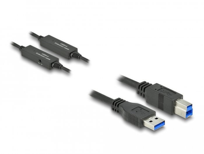 Delock Aktives USB 3.2 Gen 1 Kabel USB Typ-A zu USB Typ-B 10 m #3 