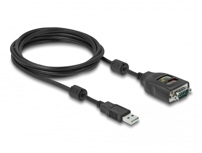 Delock Isolator USB 2.0 Typ-A zu RS-232 D-Sub 9 Stecker galvanische Trennung 2,5 kV 2m #3 