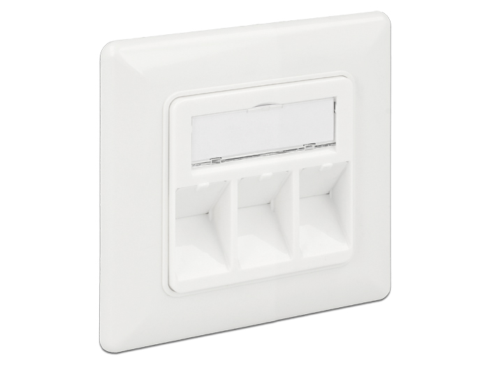 Delock Keystone Anschlussdose 3 Port kompakt #1 