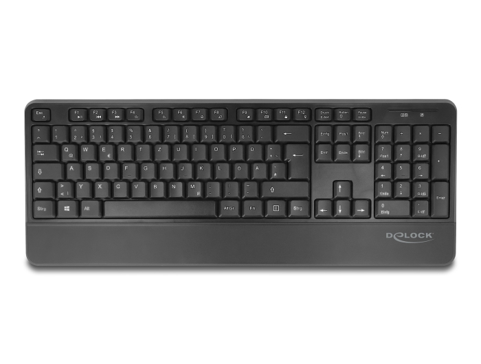 Delock USB Tastatur und Maus Set 2,4 GHz kabellos schwarz (Handballenauflage) #2 
