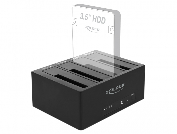 Delock SuperSpeed USB 5 Gbps Dockingstation für 4 x SATA HDD / SSD mit Klon Funktion #5 