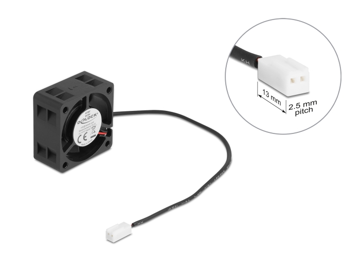 Delock Axiallüfter 5 V DC, 40 x 40 x 20 mm schwarz #1 