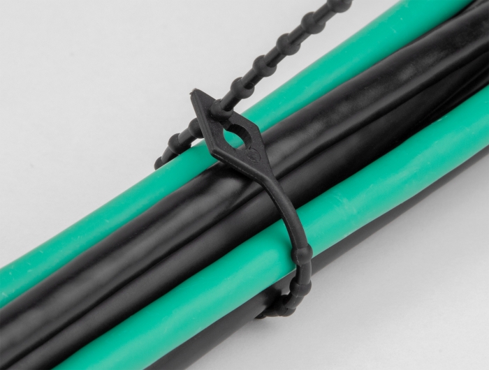 Delock Blitzbinder wiederverwendbar L 150 x B 2,4 mm schwarz 100 Stück #3 