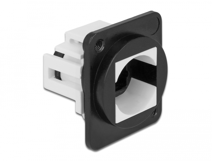 Delock Keystone Halterung 1 Port für D-Typ #2 
