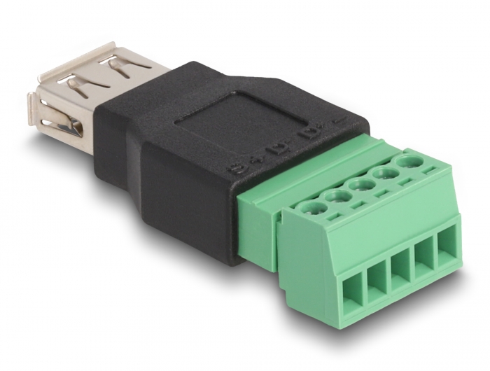 Delock USB 2.0 Typ-A Buchse zu Terminalblock Adapter 2-teilig #2 