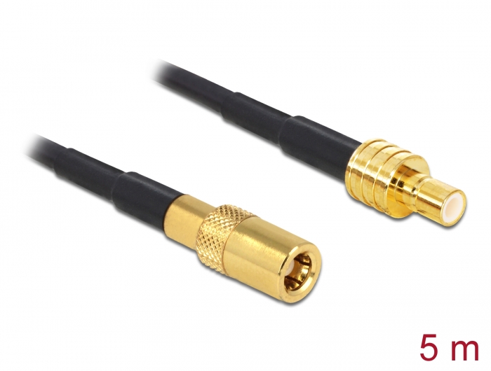 Delock Antennenkabel SMB Stecker > SMB Buchse RG-174 5 m #1 