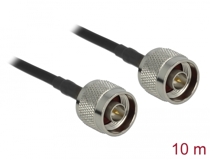 Delock Antennenkabel N Stecker zu N Stecker LMR195 10 m low loss #1 