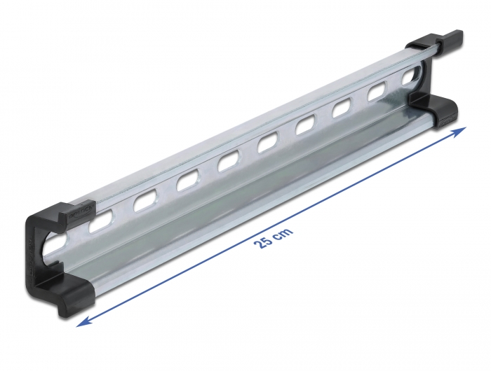 Delock Hutschiene 35 x 15 mm (25 cm) Stahl #2 