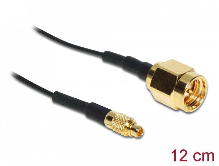 Delock Antennenkabel SMA Stecker zu MMCX Stecker 1.13 120 mm #1 