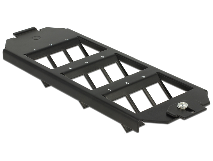 Delock Keystone Halterung 9 Port für Bodentank #1 