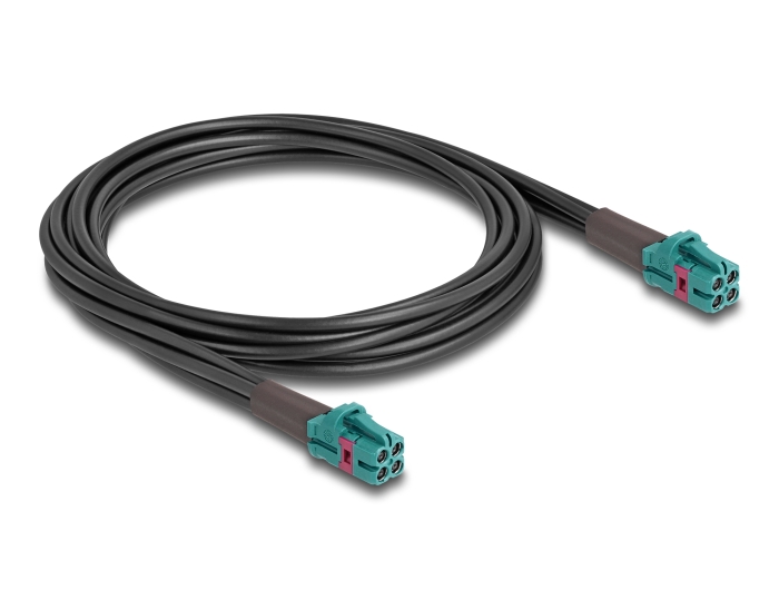 Delock Kabel Mini FAKRA Z Buchse quad zu Mini FAKRA Z Buchse quad B-Typ #2 