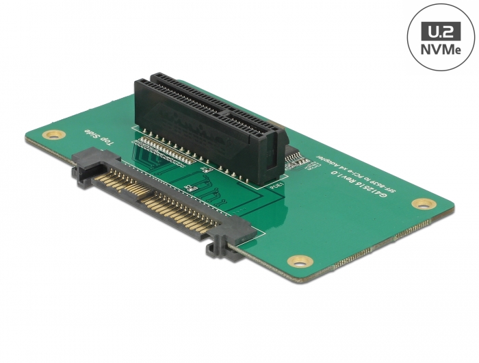 Delock Adapter U.2 SFF-8639 > PCIe x4 mit Befestigungsplatte #1 