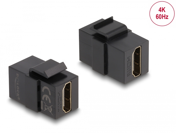 Delock Keystone Modul HDMI Buchse zu HDMI Buchse schwarz #1 