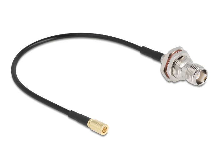 Delock Antennenkabel TNC Buchse zu SMB Stecker RG-174 20 cm #2 