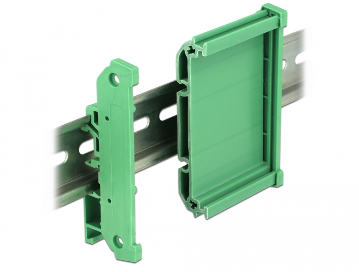 Delock Platinenhalterung (72 mm) für Hutschiene 25 cm lang #2 