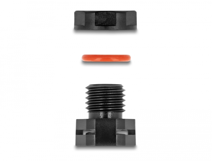 Delock Druckausgleichselement M6 schwarz 2 Stück #3 