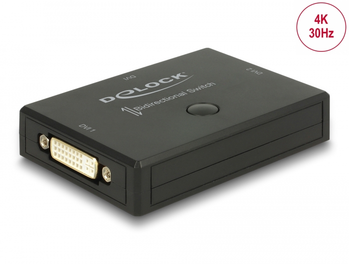 Delock DVI 2 - 1 Umschalter bidirektional 4K 30 Hz #1 