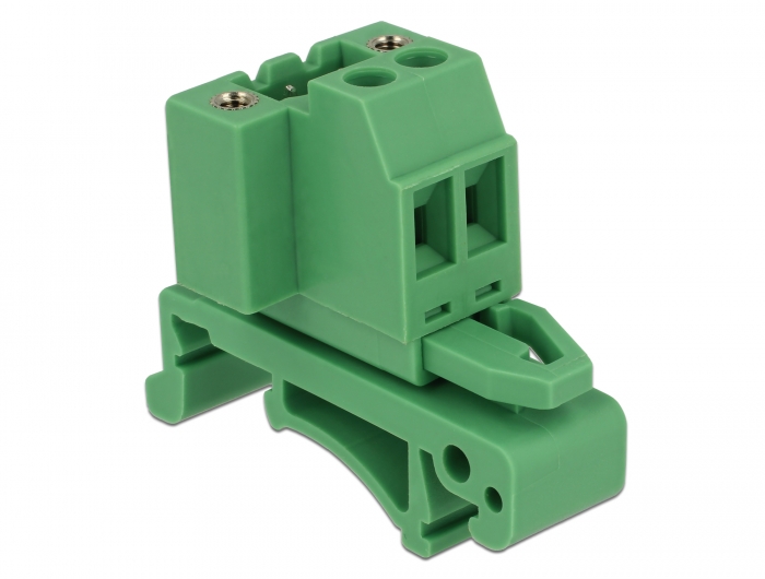 Delock Terminalblock Set für Hutschienen 2 Pin mit Schraubverriegelung #3 
