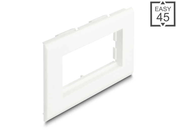 Delock Easy 45 Modulträger für Geräteeinbaukanal 130 x 80 mm #1 