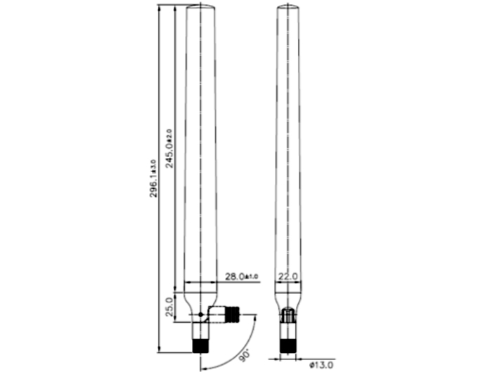 Delock WLAN 802.11 ac/a/h/b/g/n Antenne RP-SMA Stecker 5,5 - 9 dBi omnidirektional mit Kippgelenk schwarz #2 