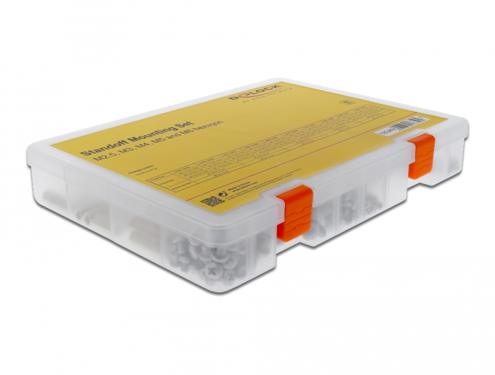 Delock Abstandshalter Befestigungsset M2.5, M3, M4, M5 und M6 Sechskant 362 Stück #1 