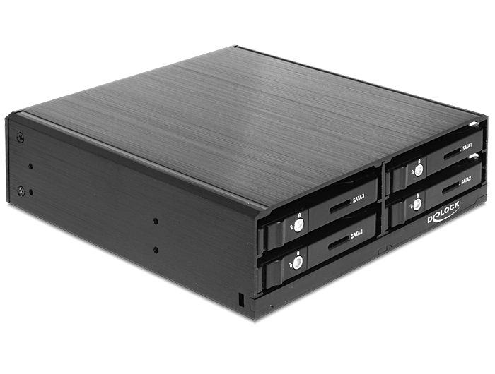 Delock 5.25″ Wechselrahmen für 4 x 2.5″ SATA HDD / SSD #2 