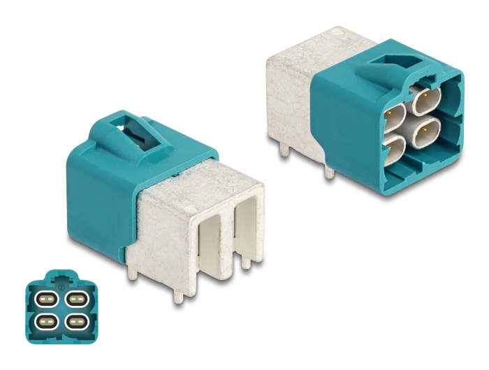 Delock HDMTD quad Stecker gewinkelt für PCB #1 