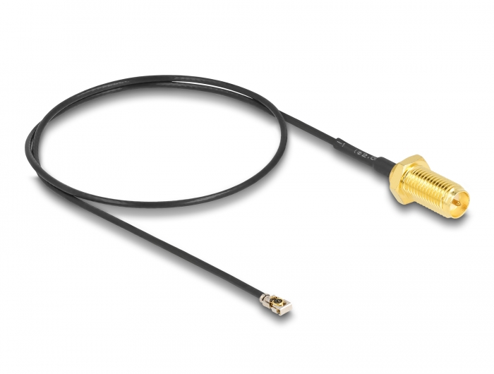 Delock Antennenkabel RP-SMA Buchse zum Einbau zu I-PEX Inc., MHF® 4L LK Stecker 1.37 35 cm Gewindelänge 10 mm #2 