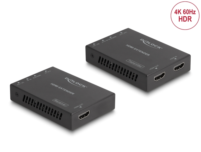 Delock HDMI Extender Set über Cat.6 Kabel 4K 60 Hz 50 m #1 